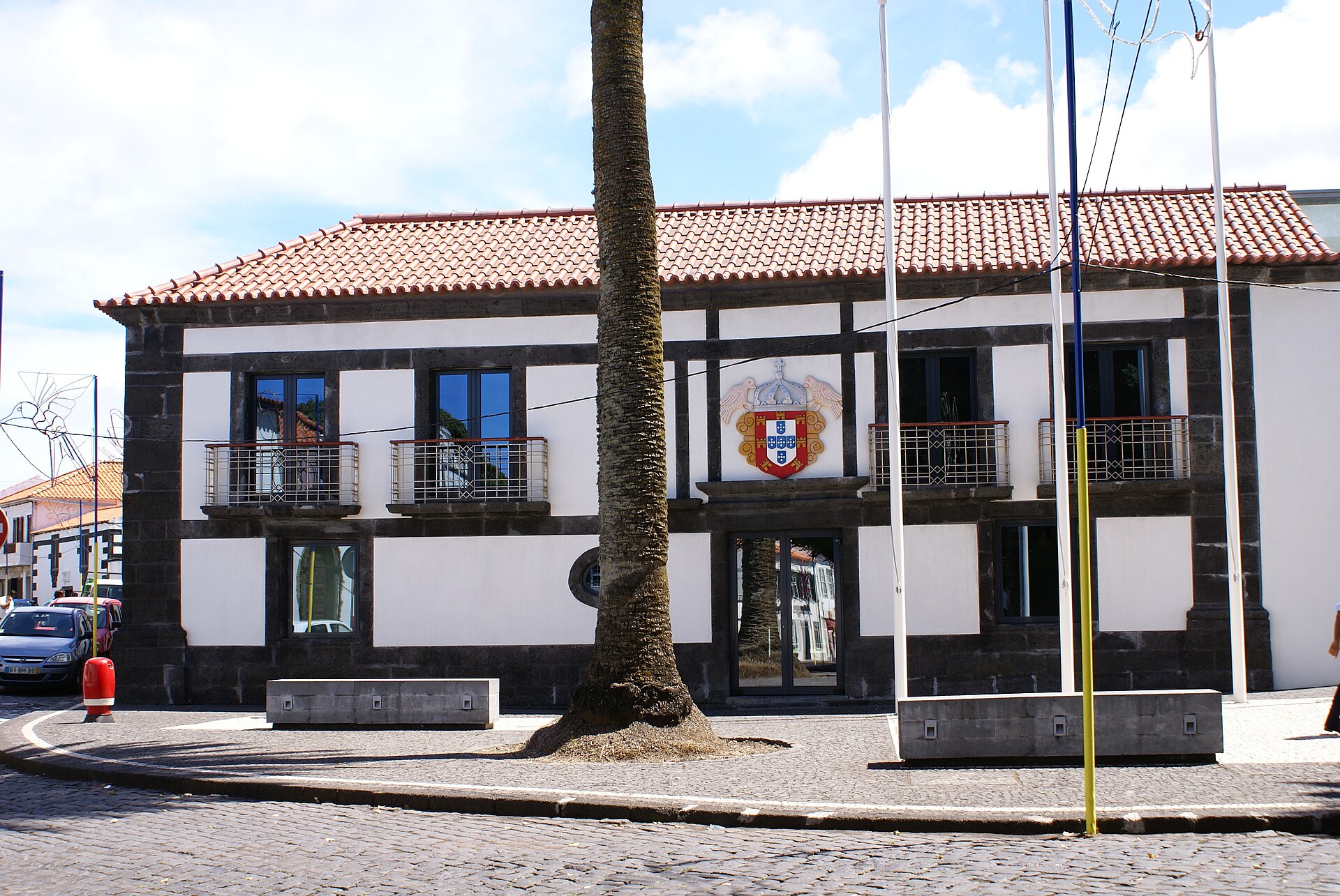 The municipal council building in Madalena, one of Pico's three municipalities