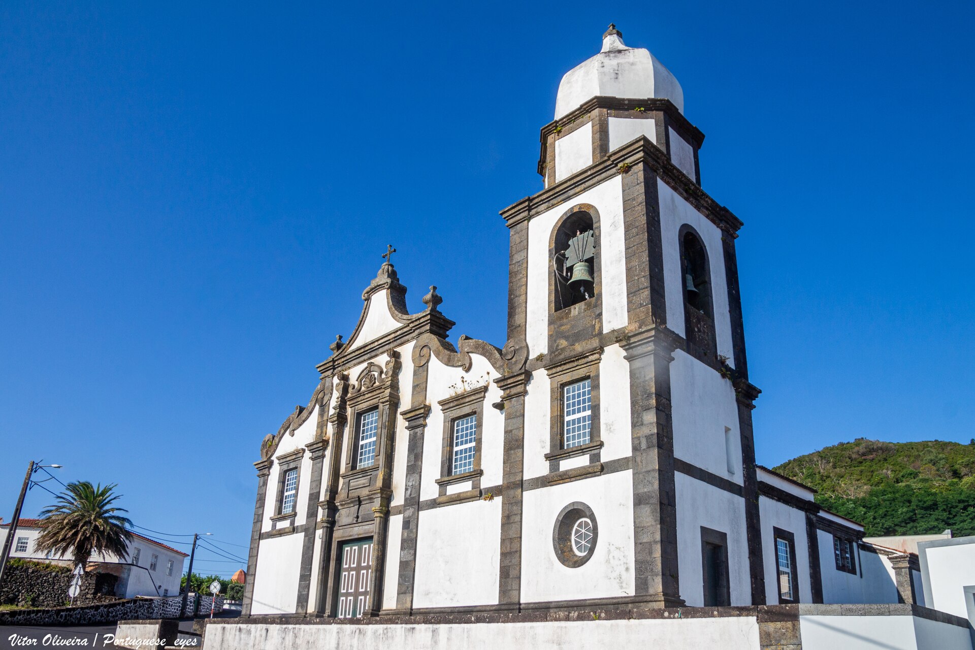 The parish church at Piedade, at the eastern end of Pico